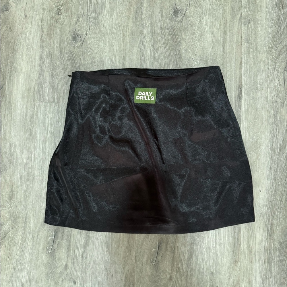 Daily Drills Silky Mini Skirt